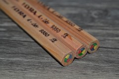 LYRA 9350 4-COLOR PENCIL LOT OF 3 GERMANY