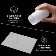 100 Pcs Diamond Painting Release Paper 5.9 x 3.9 Inch x inches, White