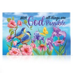 Briarwood Lane Spring Canvas Art 24×16 With God For Spring Large Canvas Art