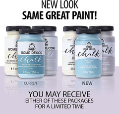 34165 Home Decor Chalk Furniture & Craft Paint in Assorted Colors, 8 Ounce, Java