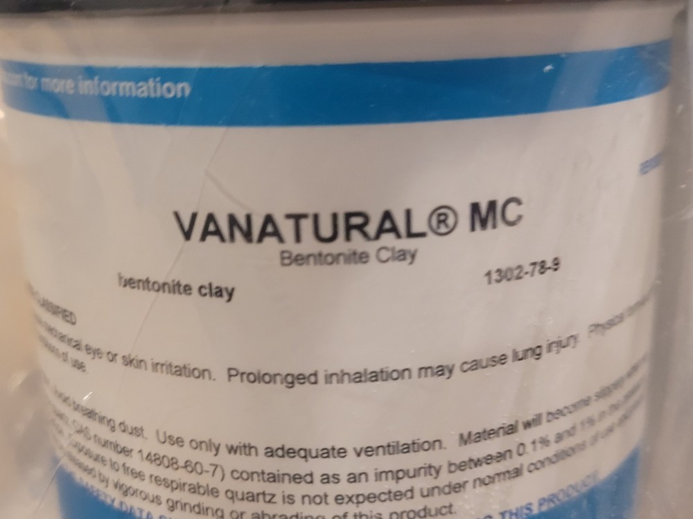 Vanderbuilt Minerals Vanatural MC 6 POUNDS Bentonite Gum