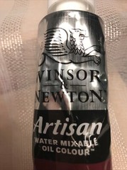 Winsor & Newton Artisan Water Mixable Oil Color Permanent Alizarin Crimson 200ml
