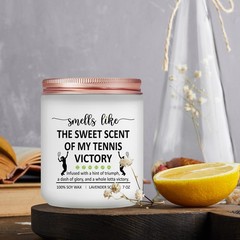 Risnoae Tennis Gifts for Women, Men 2.75 inches (W) x 3.54 (H), White