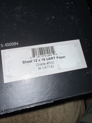 New Genuine UART Premium Sanded Pastel Paper 12 x 18 inches 500 Grade 10 Sheets
