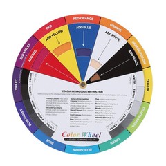 13cm Diameter Tattoo Color Wheel Chart Prevent Discoloration Tattoo Pigment Mixi