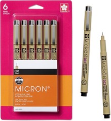 Sakura Pigma Micron Pens | Archival Waterproof Ink | Choose Point Size