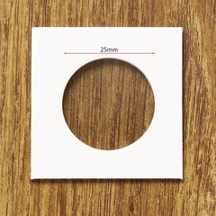100 PCS Coin Flips for Quarter 25mm/0.98 Inch Cardboard Holders 2×2 inch Pockets