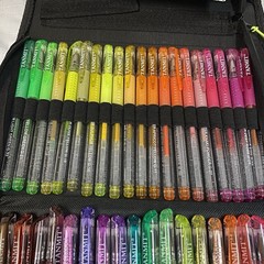 TANMIT Glitter Gel Pens, 80 Pack With Refills & Case for Adults Coloring