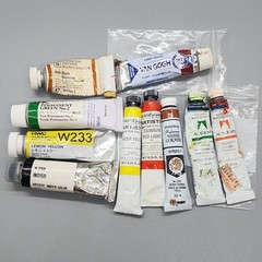Vintage Artists Watercolor Tube Lot HWC Holbein, Grumbacher, Permanent Pigments*