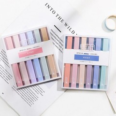 6Pack Multiple Colors Soft Marker Pen 4mm Nib Fluo Pen Smooth Writing Marking C