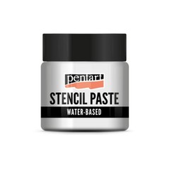 Silver | Stencil Paste 50ml | Pentart | Craft & Mixed Media