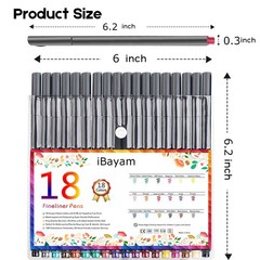 iBayam Journal Planner Pens Colored Pens, Office School Supplies, Fine Point