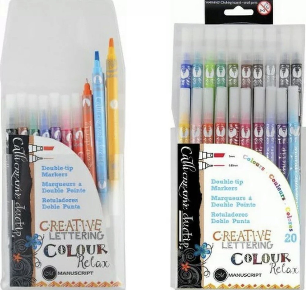 Manuscript Callicreative Dwo tip MARKERS SET OF 10
