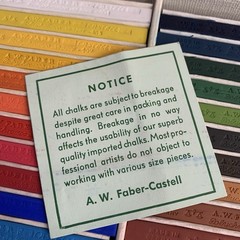FABER CASTELL Polychromos Pastels 9282 Sticks SET OF 24 Fine Art COMPLETE EUC!
