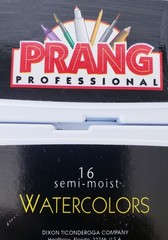 PRANG Professional 16 Semi-Moist WATERCOLORS Set Made in USA