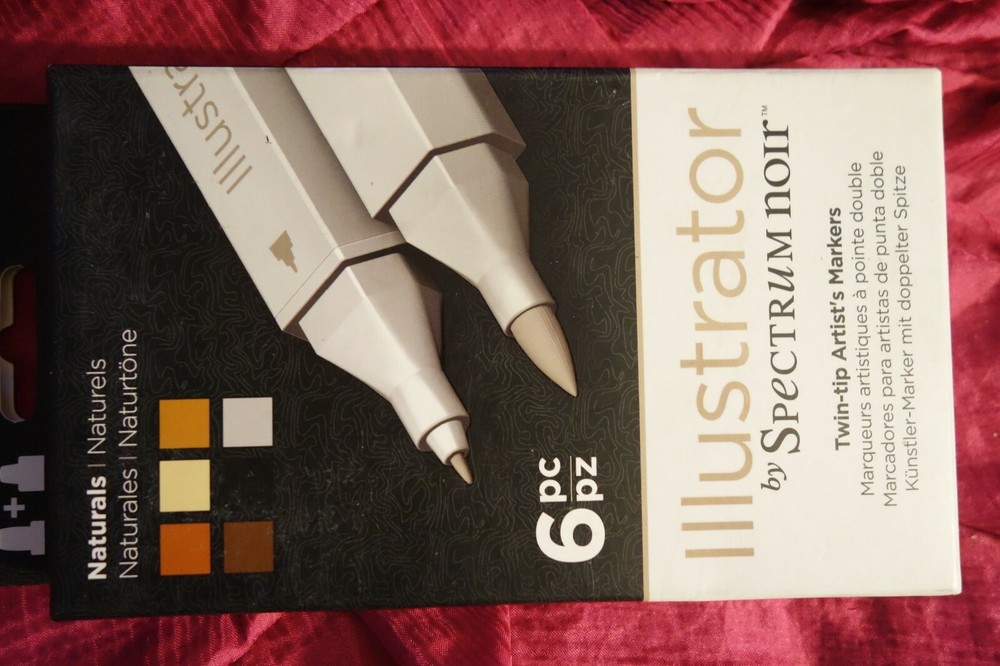 Spectrum noir Illustrator 6 Twin-tip Artist’s Markers – Naturals