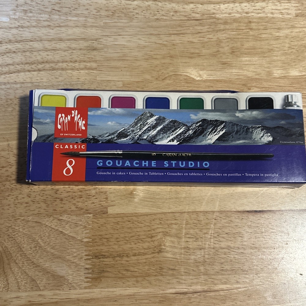 Caran d’Ache Of Switzerland Gouache Studio Classic 8 Colors