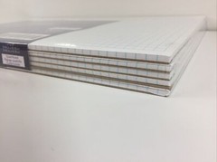 Lot of 5 Quadrille Pads, Quadrille Rule, 11 x 17, White, 50 Sheets 22-037