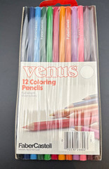Faber- Castell Venus 12 Coloring Pencils Full lenght Cedar Wood made in USA