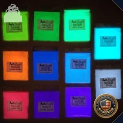 Glow Powder Pigment 11-Color Set 165g Resin Nail Paint Craft