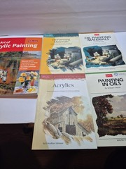Walter Foster Art Books Lot of 5 Oil Painting, Painting in Acrylics