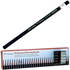 Tombow Mono 51503, 6B, Graphite Professional Drawing Pencils, Box of 12