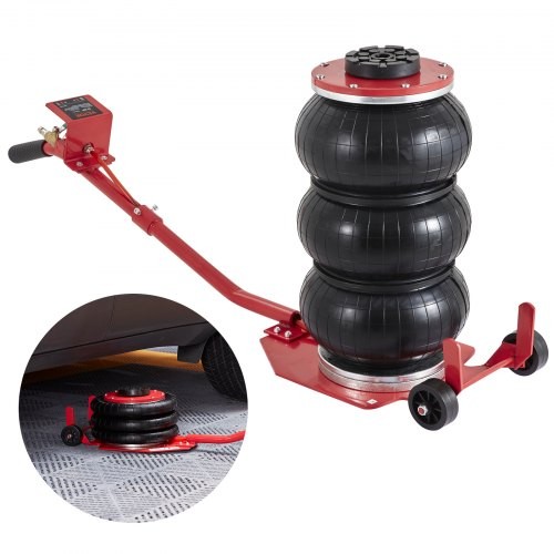 Air Jack, 3 Ton/6600 lbs Triple Bag Air Jack, Airbag Jack with Six Steel Pip…