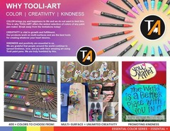 Non-Toxic Acrylic Paint Pens Quick Dry Multi-Surface