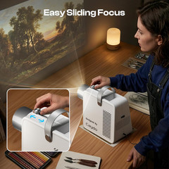 S1 LED Art Projector for Tracing, Enlarge Images 2.5X-11X up to 80″, Portable Dr