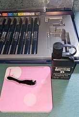 Vintage Staedtler Marsmatic 700 Technical Drafting Pen Set w/ Ink Germany Case