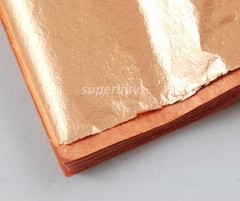 100pc Copper Leaf Sheet 14cm Leaves Gild Gilding Decoration Foil – Not Imitation