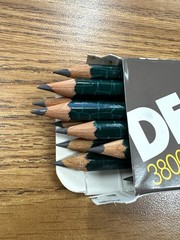 Design 3800 Graphite Pre-Sharpened Drawing Pencils 4B, 12-Count