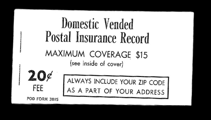 1993 US Postal Insurance Booklet Q12 Type 2! MNH Stamps – Vended 20c Complete!