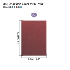 Cyanotype Paper,36 Sheet Sun Print Paper Kit Colored Crafts Paper,4.1″x2.9″