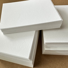 ACEO Blank Paper Pack- 200 cards, 100% Cotton, Bright White, 2.5×3.5 inches