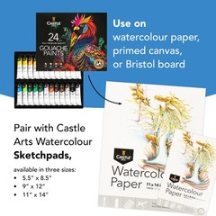 Castle Art Supplies 24 Piece 0.41 Fl Oz (Pack of 24), New Improved Formula