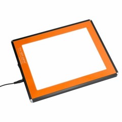 Porta-Trace LED Light Panel | Orange Frame, 8 1/2 x 11 Inch **OPEN BOX**