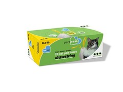Van Ness Pets Drawstring Cat Litter Box Liners, Unscented, Large Size, 36� x
