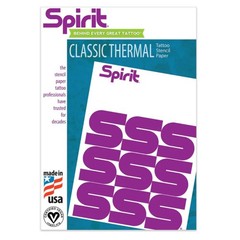 Spirit® Classic Thermal Tattoo Transfer Paper 8.5″ X 11″ – 100 Sheets, Tattoo…