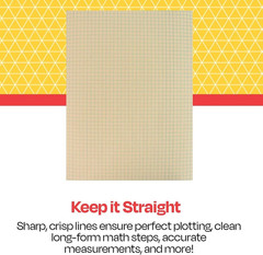 Graph Paper, 1/4 Inch Rule, 9 X 12 Inches, Manila, 500 Sheets