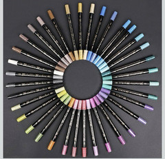 GuangNa Metallic Craftwork Pens Set Of 24