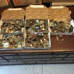 2 pounds “Steampunk Parts for Artist”- assorted smalls – clean bulk-#DW4G
