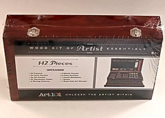 Art 101 142-Piece Wood Kit Of Artist Essentials