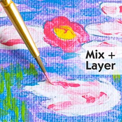 Paint by Numbers Water Lilies Kit Claude Monet Art Craft for Beginners Relaxa…