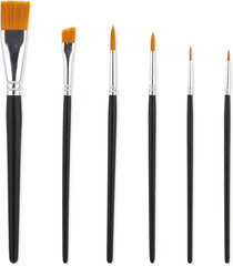Face Paint Brush Set, 6 Pcs Professional Artist Brush for Body Face Painting …