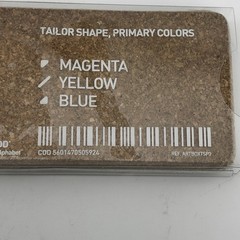 Viarco Art Graf Tailor Shape Pigments Water Soluble Set Of 3 Primary Colors