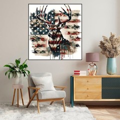 Patriotic Paint by Numbers Kit for Adults Beginner- 4th of July Adult Paint b…