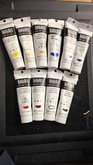 liquitex heavy body acrylic paint lot 2 Oz (10) Colors No Repeats #28