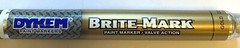 DYKEM MARKERS BRITE-MARK 2 PC INDUSTRIAL ALL PURPOSE GOLD #84051