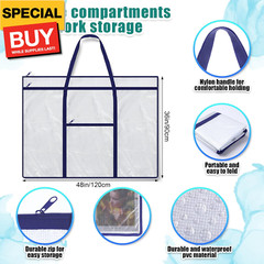 Large Art Portfolio Case 48″ x 36″ Poster Storage Bag Bulletin Board Holder Cont